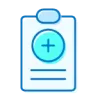 Icon of a doctor's clipboard